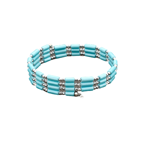 アイスブルー×ホワイトゴールド